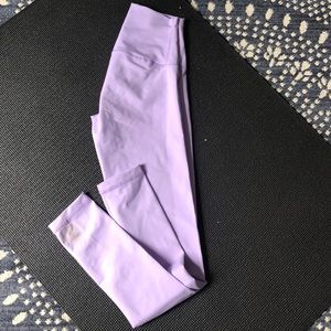 Cute purple DYI High Waisted leggings!